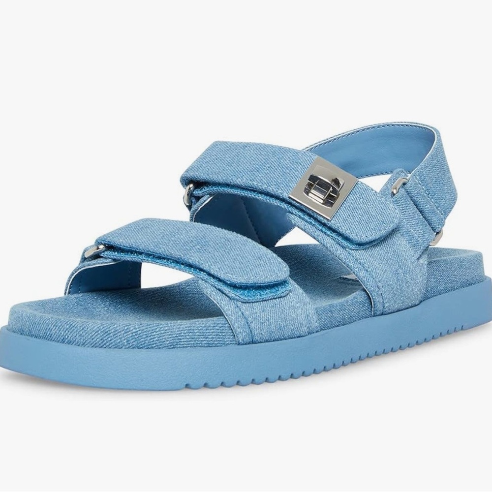 Steve Madden Blue Mona Sandals